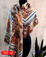 خرید روسری نخی دور دوخت تابستانه کد 979