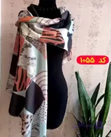 خرید روسری نخی دور دوخت قواره بزرگ کد 1055
