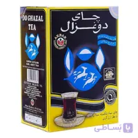 چای سیاه دو غزال 500 گرم | طعم اصیل و عطر دلنشین چای سیلان (شیر نشان)