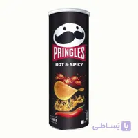 خرید چیپس کچاپ پرینگلز | Pringles Ketchup با طعم گوجه‌فرنگی و بافت ترد