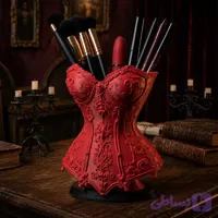 استند لوازم آرایش مدل گوتیکGOTHIC CORSET MAKE UP HOLDER