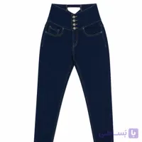 شلوار جین اسکینی دخترانه 12-14 سال با کمر کشی و طراحی خاص