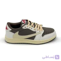 کفش زنانه نایک جردن1 ترویس اسکات Nike Air Jordan1 Low Travis Scott Reverse Mocha