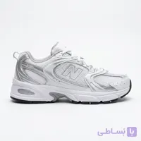 کفش نیوبالانس 530 سفید طوسی New Balance 530 SilverGRY