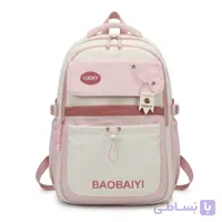 کوله پشتی وارداتی صورتی BAOBAIYI