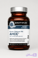کپسول گیاهی Ahcc پلاتینیوم 750 میلی گرم 60 عددی
