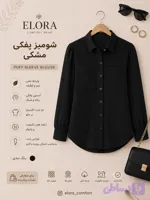 شومیز زنانه اسمارا پفکی مشکی