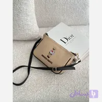 کیف دوشی دستی زنانه دخترانه کتان، وارداتی، اسپرت طرح تدی (خرسی)