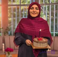 روسری نخی لنین لمه دار دور ریش