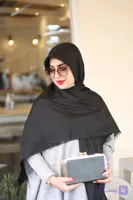 روسری ابریشم ژاکارد دو فاز قواره 120