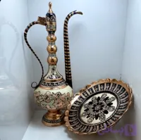 آفتابه لگن نقره کوب کیفیت درجه۱