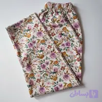 شلوار گل رز لمه