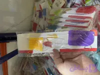 فرچه و لیستک دسته پلاستیک شیشه ای مخصوص چرب کردن