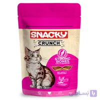 تشویقی گربه اسنکی مرغ و پنیر کرانچی برای تقویت استخوان Snacky Crunch