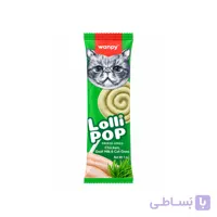 تشویقی لولی پاپ گربه ونپی مرغ و کرنبری و شیر بز | Wanpy Lollipop