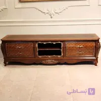 میز تلویزیون قهوه ای سناتور