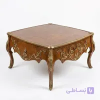 میز وسط مربع برنزکوب شیک