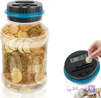 قلک دیجیتالی VFANDV با شمارنده ۱.۸ لیتر، شمارنده سکه بزرگ با نمایشگر LCD