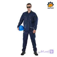 لباس کار ست ورک آبی نفتی