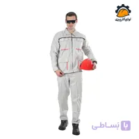 لباس کار سپهر طوسی استخوانی