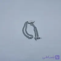 بند عینک زنجیری طرح کارتیر نقره ای