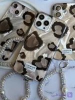 قاب گوشی پلنگی Leopard Print همراه آویز