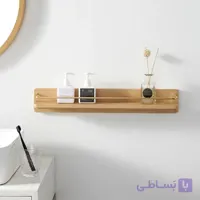 شلف دیواری چوبی سرویس بهداشتی و آشپزخانه مدل لومن