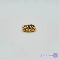انگشتر طلا ۱۸ عیار مدل پروفیلی کارتیه | اجرت مناسب