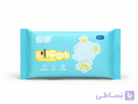 دستمال مرطوب جیبی بسته ۸ عددی خارجی طرح جوجه