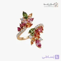 انگشتر زنانه کد CLMLT4017 | کالکشن مولتی‌کالر