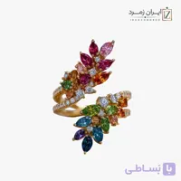 انگشتر زنانه کد CLMLT4012 | کالکشن مولتی‌کالر