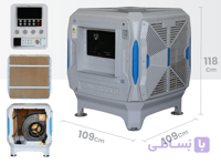 کولر آبی پلیمری سونوس مدل 40000 با موتور BLDC (هوشمند)