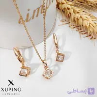 نیمست جواهری ژوپینگ مدل مکعب نگین دار
