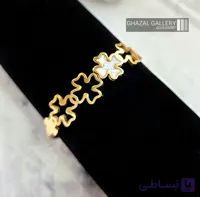 بنگل استیل رنگ ثابت مدل پنج گل