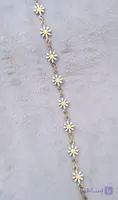 دستبند استیل بابونه رنگ ثابت