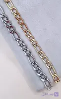 دستبند فیگارو استیل رنگ ثابت