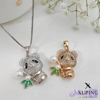 مدال تک جواهری ژوپینگ مدل پاندا رنگ ثابت ضدحساسیت (کد ZGP17)