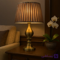 آباژور رومیزی طرح دو کاپ انتیک وارداتی