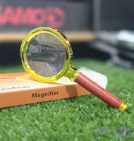 ذره بین دسته دار طلایی سایز 70میل مدل magnifier