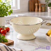 آبکش لعابی طرح ایکیا – قطر 25 سانتی متر