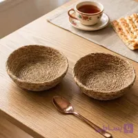 کاسه حصیری کنفی جفت قطر 10 سانتی متر