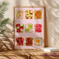 تابلو دکوراتیو Toasts – سایز 30*42 سانتی متر