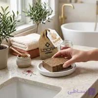 صابون گیاهی حاوی عصاره‌ عسل و زعفران لدورا