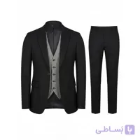 محصول نمونه تستی ست کت و شلوار و جلیقه مردانه مدل نخ پنبه 6389