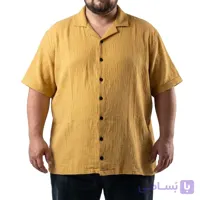 پیراهن آستین کوتاه یقه انگلیسی دبل فیس باکسی سایز بزرگ مردانه تپلی NEXT – کد 10224