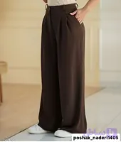 شلوار سیلک کمری دکمه دار