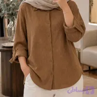 مانتو آستین پاگون دار قدکار