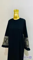 عبا زنانه مدل مهتاب جنس شانتون و در سایز بندی