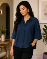 شومیز باکسی نگینی