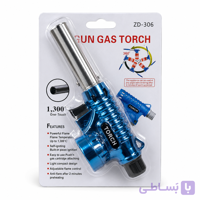 تورچ گازی ZD-306 | مشعل شعله آبی 360 درجه مناسب کمپینگ و آشپزی